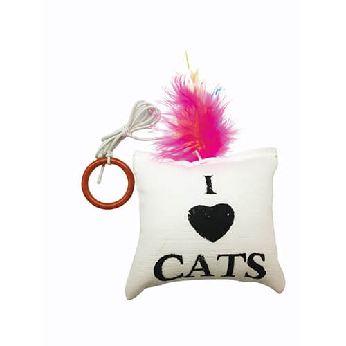 Cat toy with catnip