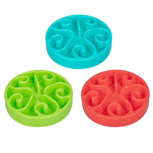 Anti-Gulping Slow Feeder Dog Bowl, pet feeder